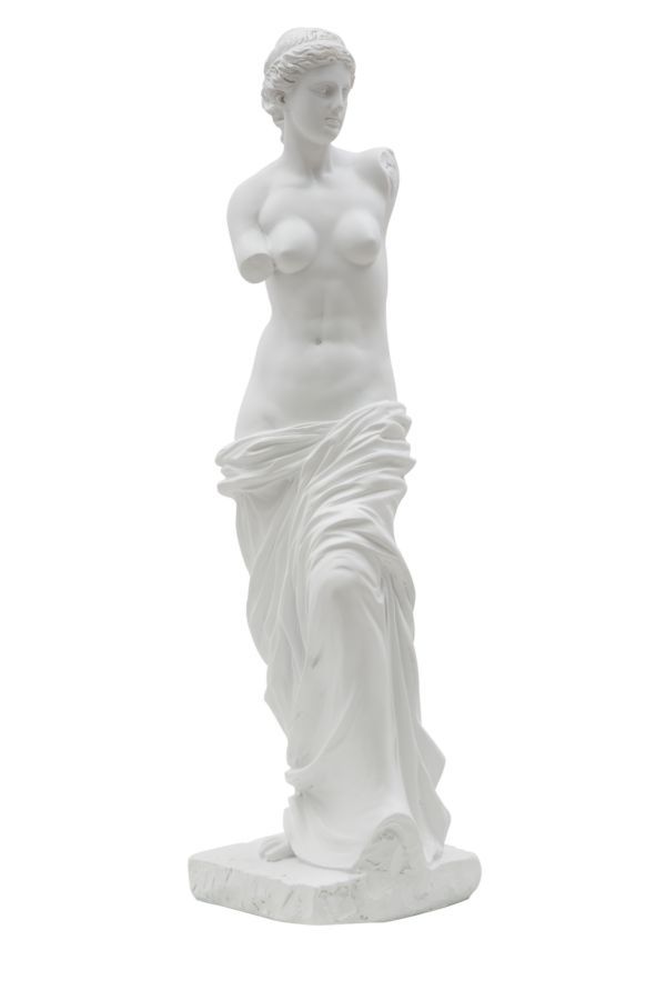 Bílá stolní dekorace Mauro Ferretti Statue, 14x12x49 cm - MUJ HOUSE.cz