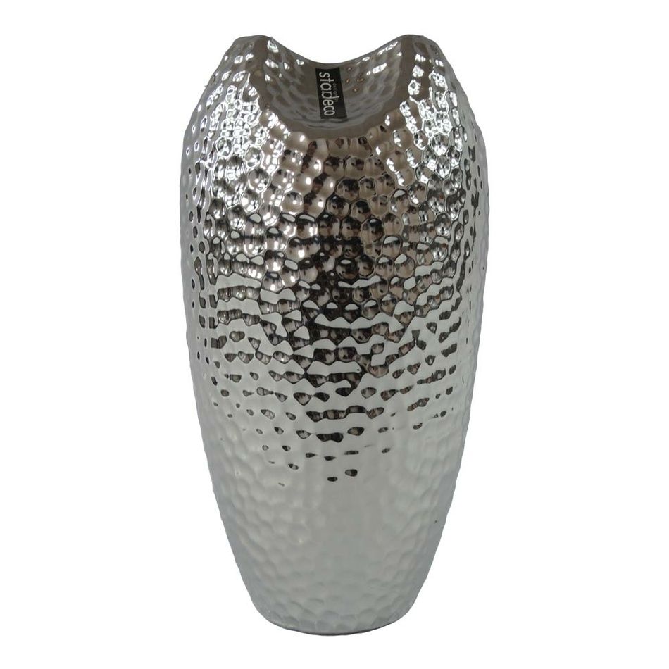 Keramická váza Silver dots stříbrná, 29 cm - 4home.cz