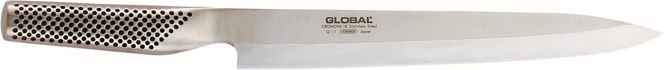 Japonský nůž Yanagi-Sashimi Global G-11R, 25 cm - Grilovani.cz