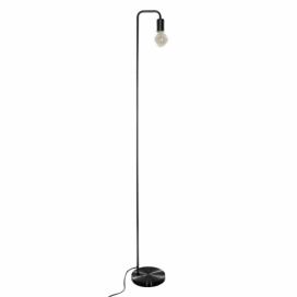 Atmosphera Moderní stojací lampa z kovu, dekorativní lampa, lampa do obýváku, lampa do ložnice, podlahová lampa, černá stojací lampa