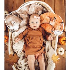 Babysteps Bavlněný dětský dekorační polštářek LIŠKA Rozměr: Velký 58 x 42 cm