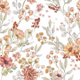 Tapeta z netkané textilie 100 cm x 280 cm Autumn Meadow – Dekornik