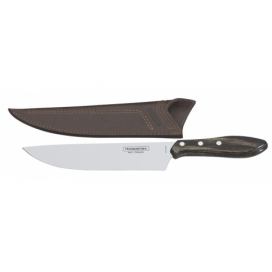 Tramontina Churrasco Velký porcovací nůž - hnědé dřevo, s pouzdrem