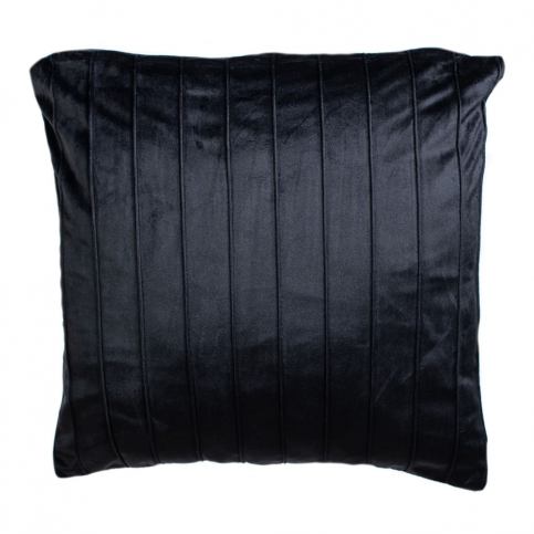 Černý dekorativní polštář JAHU collections Stripe, 45 x 45 cm Bonami.cz