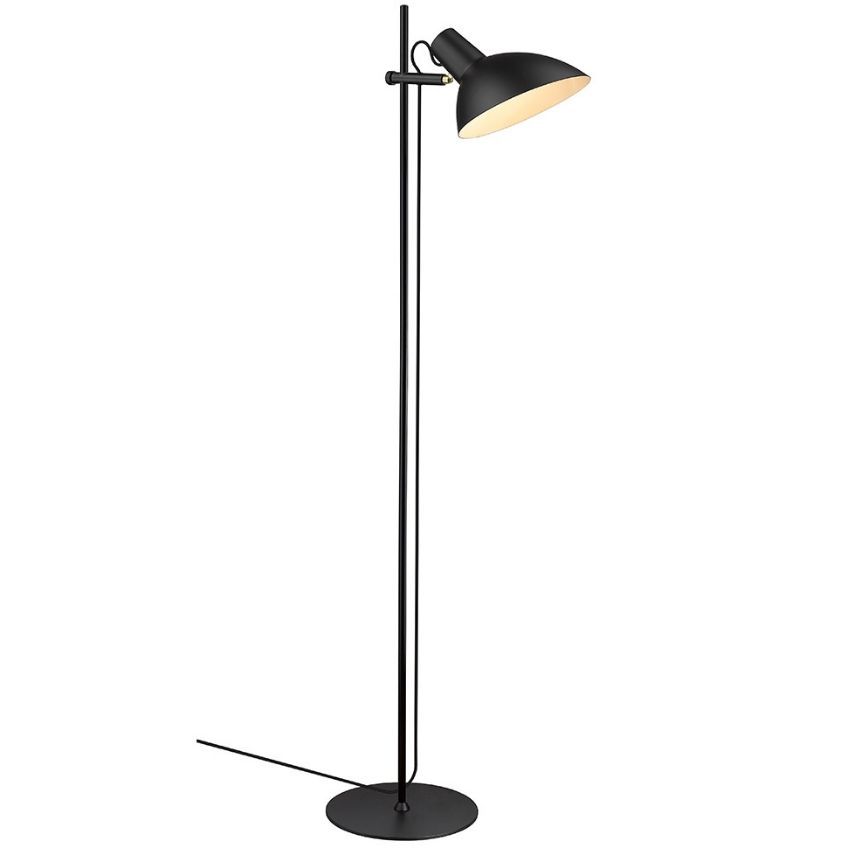 Mosazná kovová stojací lampa Halo Design Metropole 150 cm - DESIGNPROPAGANDA
