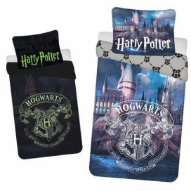 Jerry Fabrics povlečení bavlna Harry Potter 054 svítící efekt 140x200+70x90 cm