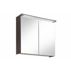 Comad Závěsná koupelnová skříňka se zrcadlem a s LED osvětlením Cosmo 2 841 2D avola Houseland.cz