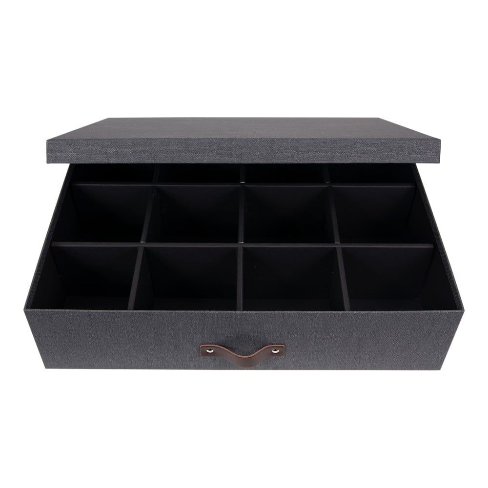 Černá krabice s přihrádkami Bigso Box of Sweden Jakob - Bonami.cz