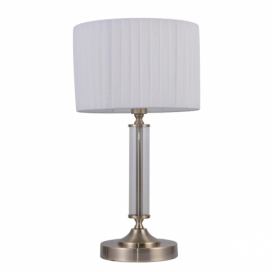 Italux TB-28343-1 stolní lampička Ferlena 1x40W | E14 | IP20 - barva bronz/bílá