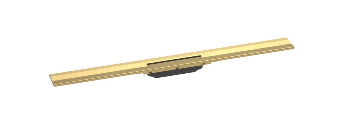 Sprchový žlab Hansgrohe RainDrain Flex 90 cm nerez leštěný vzhled zlata 56052990 - Siko - koupelny - kuchyně
