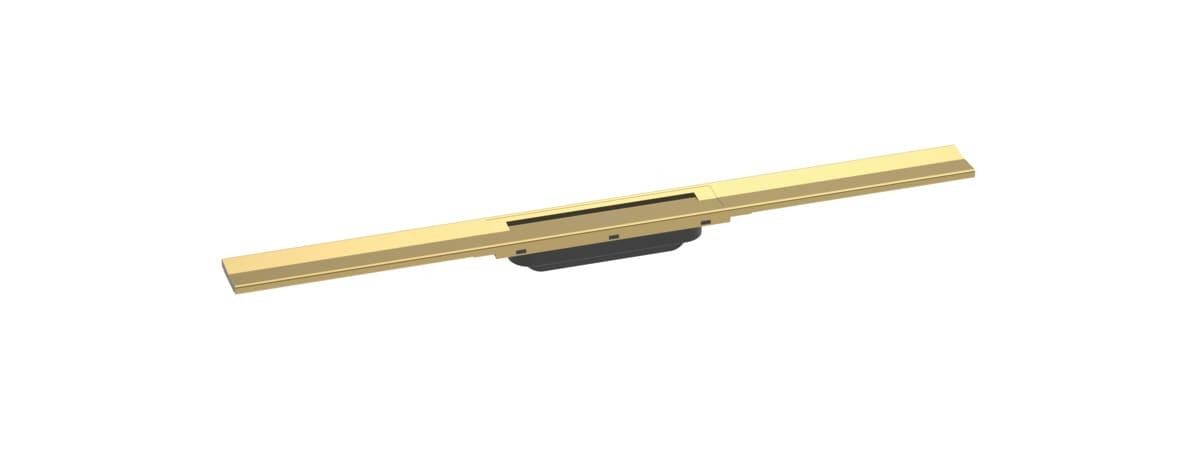 Sprchový žlab Hansgrohe RainDrain Flex 80 cm nerez leštěný vzhled zlata 56044990 - Siko - koupelny - kuchyně