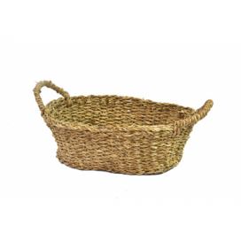 Vingo Úložný košík z mořské trávy Rozměry (cm): 45x32, v. 15, s uchy 22