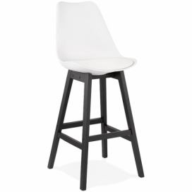 Šedá/černá barová židle Kokoon Azra 112 cm