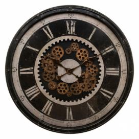 Atmosphera Velké nástěnné hodiny CHARLEY, O 76 cm, s ozdobným mechanismem