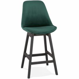 Zelená/černá barová židle Kokoon Lisa Mini