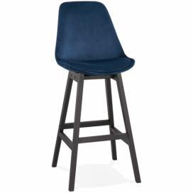 Modrá/černá barová židle Kokoon Lisa