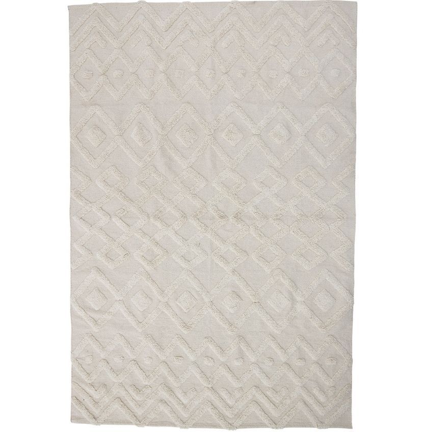 Krémově bílý bavlněný koberec Bloomingville Billa 140 x 200 cm - Designovynabytek.cz