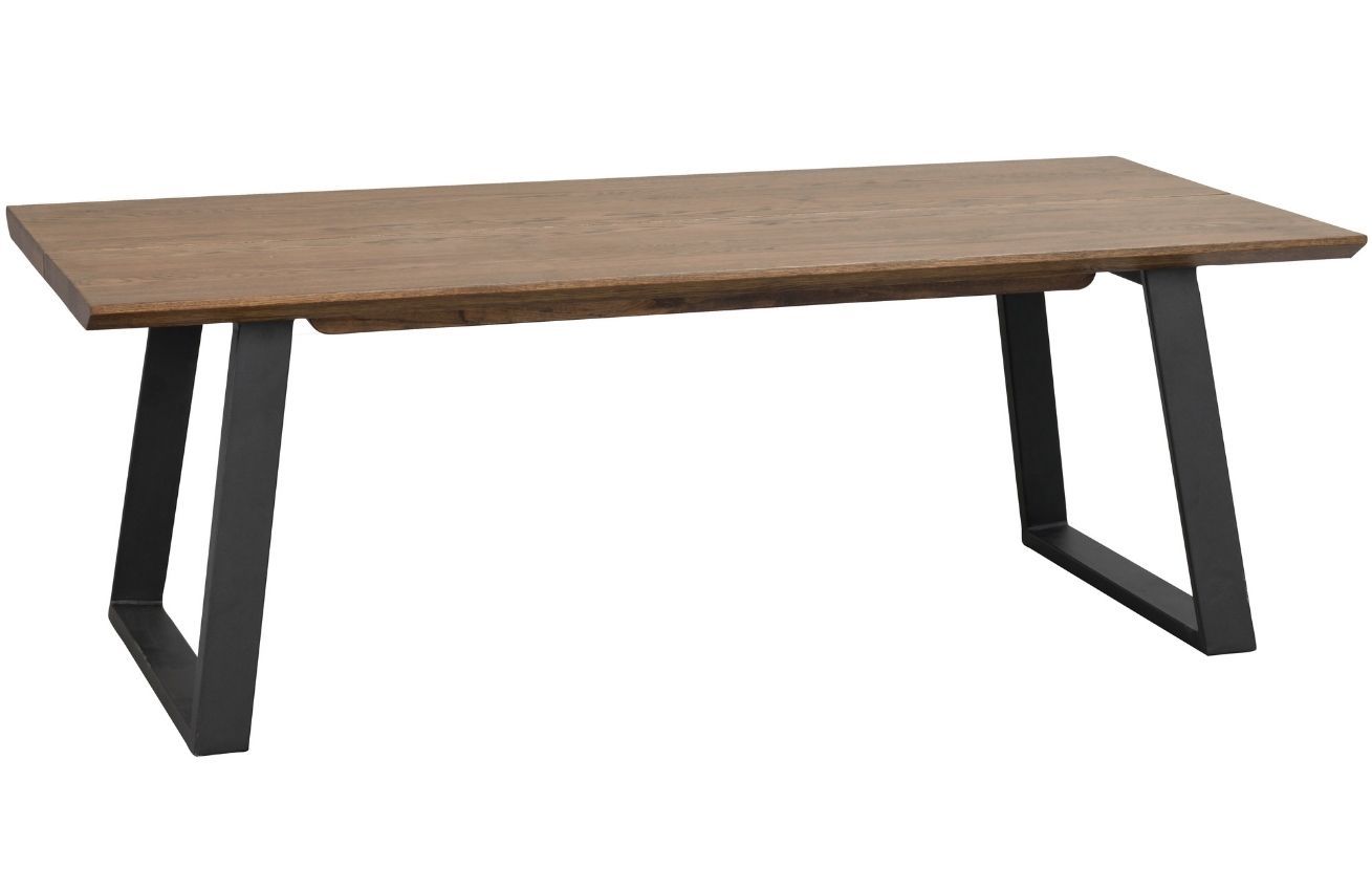 Hnědý dubový konferenční stolek ROWICO MELVILLE 140 x 65 cm - Designovynabytek.cz