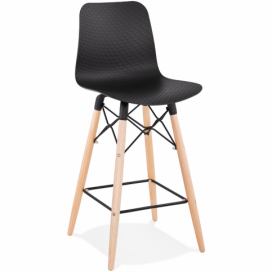 Černá barová židle Kokoon Roira Mini