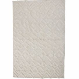 Krémově bílý bavlněný koberec Bloomingville Billa 140 x 200 cm Designovynabytek.cz