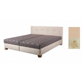 Čalouněná postel s roštem a matrací DARINA 180x200 - látka 167/203