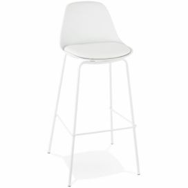 KoKoon Design Bílá barová židle Kokoon Pascal