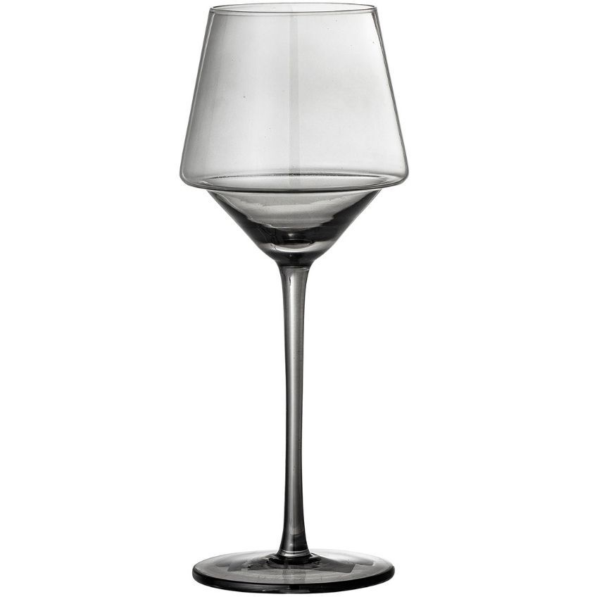 Set čtyř kouřově šedých sklenic na víno Bloomingville Yvette 330 ml - Designovynabytek.cz