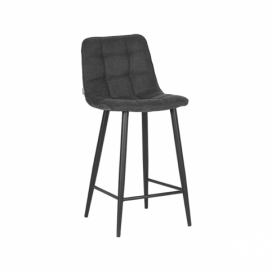 Antracitová barová židle LABEL51 Tajla