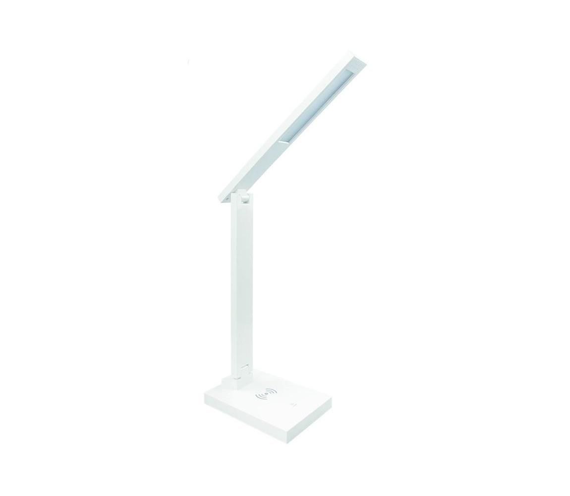  LED Stmívatelná dotyková lampa s bezdrátovým nabíjením LISA LED/5W/230V + USB  -  Svět-svítidel.cz