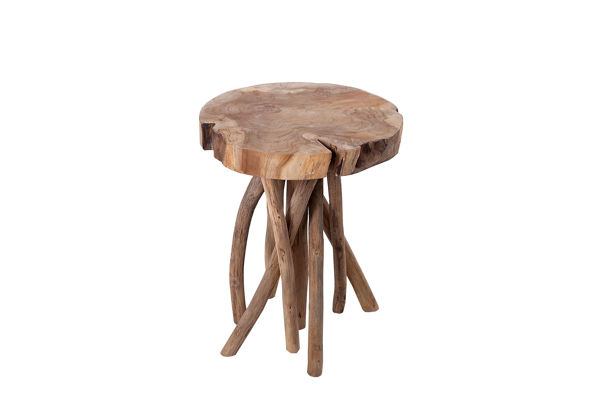Noble Home Odkládací stolek Tobaro, 45 cm, teak - Výprodej Povlečení