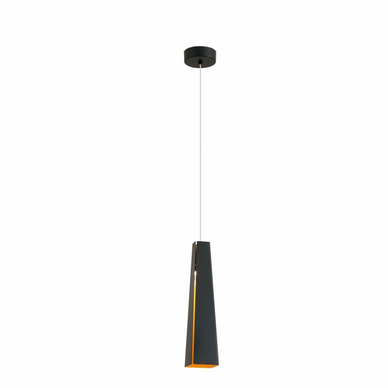 Černé LED závěsné svítidlo Can – Opviq lights - iodesign.cz