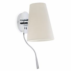 Nástěnné svítidlo pro osvětlení u lůžka v ložnici LED LUPE 1X20W/E27 + LED 1X3W - 29996 - Faro