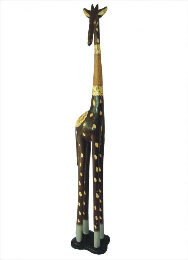 Axin Trading s.r.o. Žirafa afrika černá 80 cm - moderninakup.cz