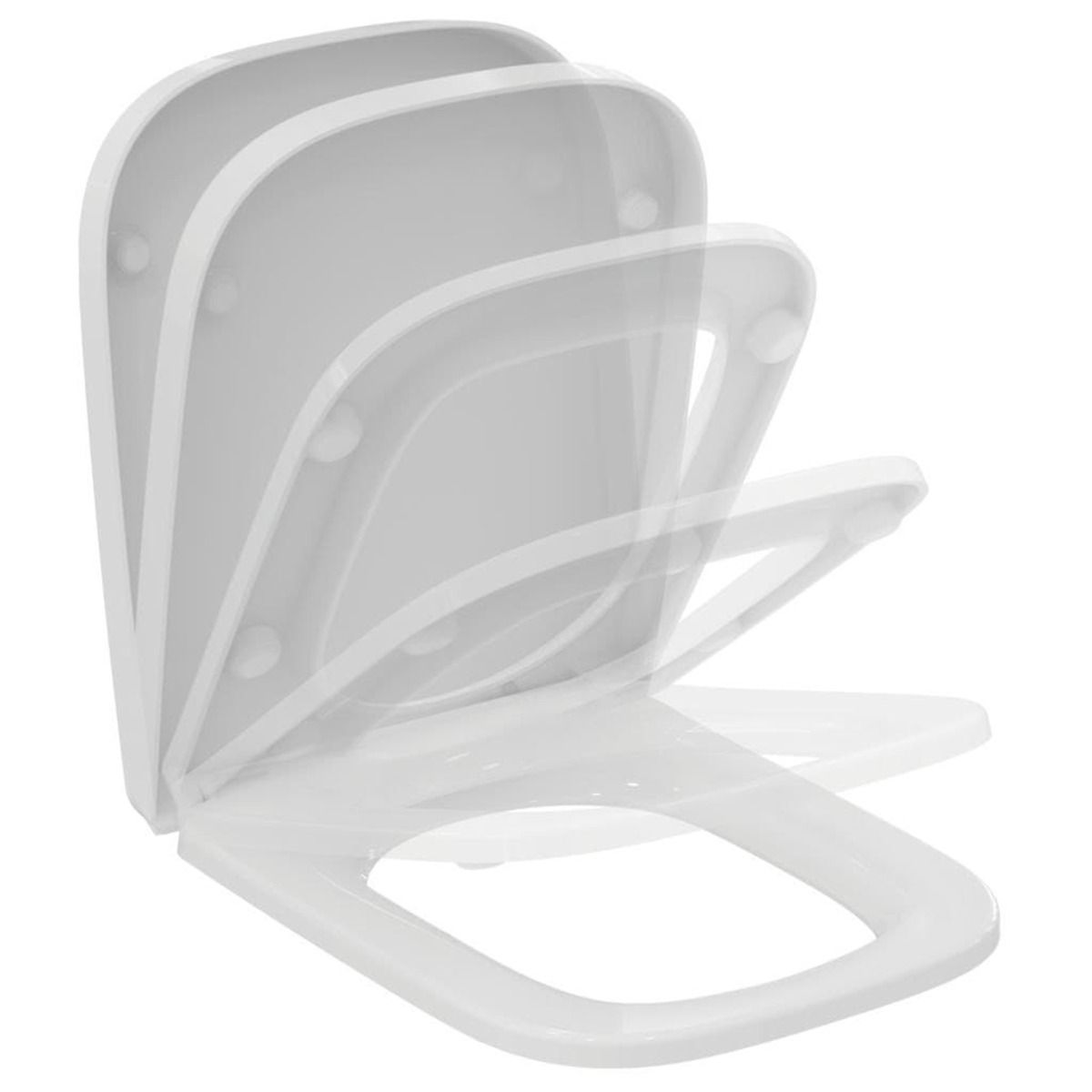 Wc prkénko softclose Ideal Standard i.Life B duroplast bílá T468301 - Siko - koupelny - kuchyně