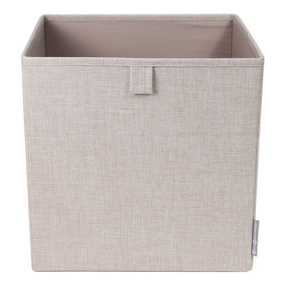 Béžový úložný box Bigso Box of Sweden Cube - Bonami.cz