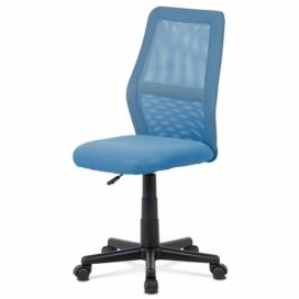 Dětská kancelářská židle KA-Z101 síťovina / ekokůže Autronic Modrá