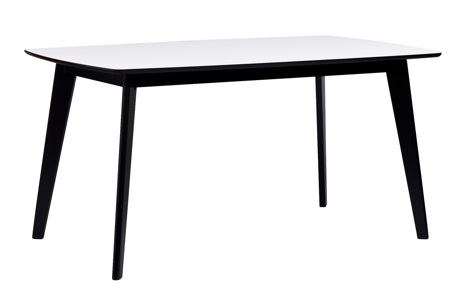 ROWICO jídelní stůl OLIVIA bílý a černá 150x90 cm - iodesign.cz