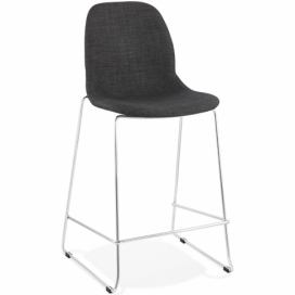 Černá/chromovaná barová židle Kokoon Hyge 101 cm