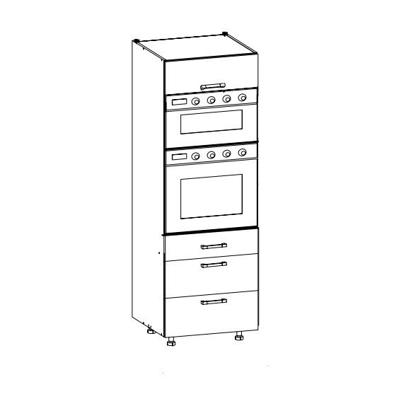 DPS-60/207-2SMB/O dolní skříňka pro vestavné spotřebiče kuchyně Edan - Nábytek Natali s.r.o.