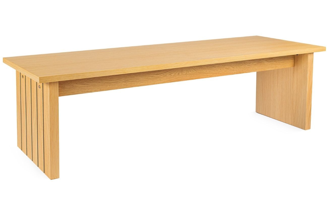 Dubový konferenční stolek Woodman Stripe 120 x 60 cm - Designovynabytek.cz