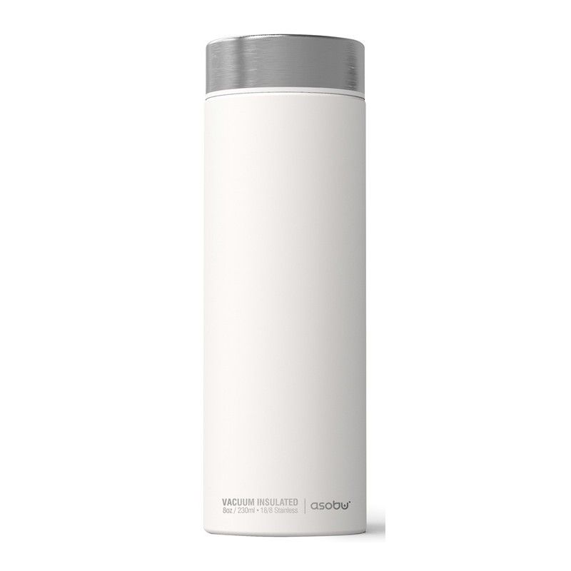 ASOBU ASOBU luxusní termoska Le Baton white/silver 500ml - NP-DESIGN, s.r.o.