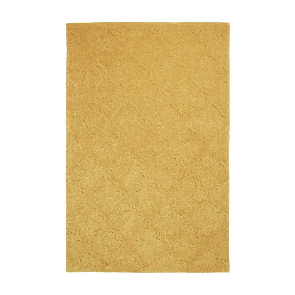 Hořčicově žlutý koberec Think Rugs Hong Kong Puro, 120 x 170 cm - Bonami.cz