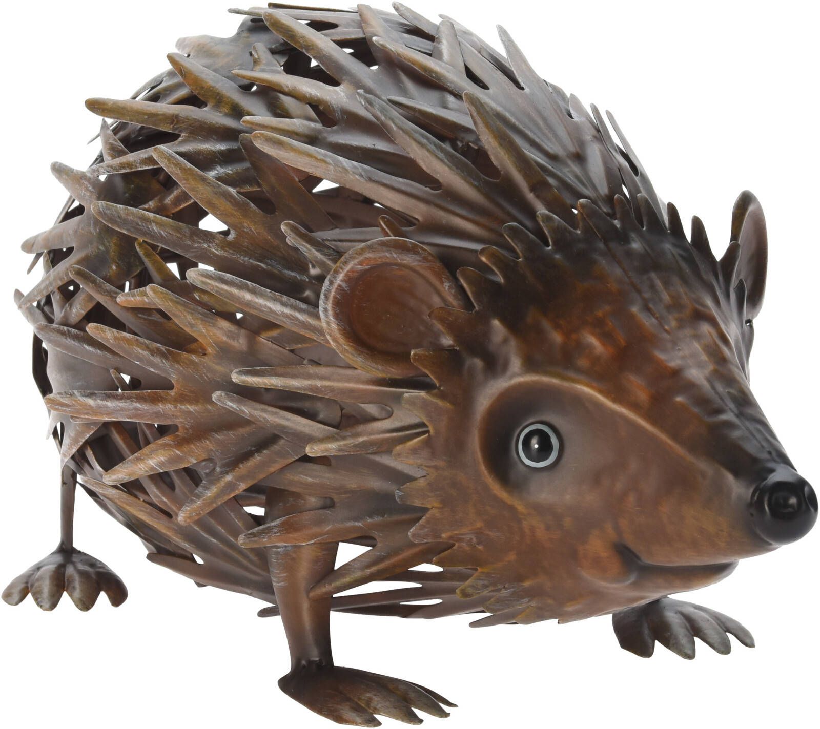 ProGarden Zahradní figurka ježek, 25 x 11 x 12,5 cm, kov - EMAKO.CZ s.r.o.