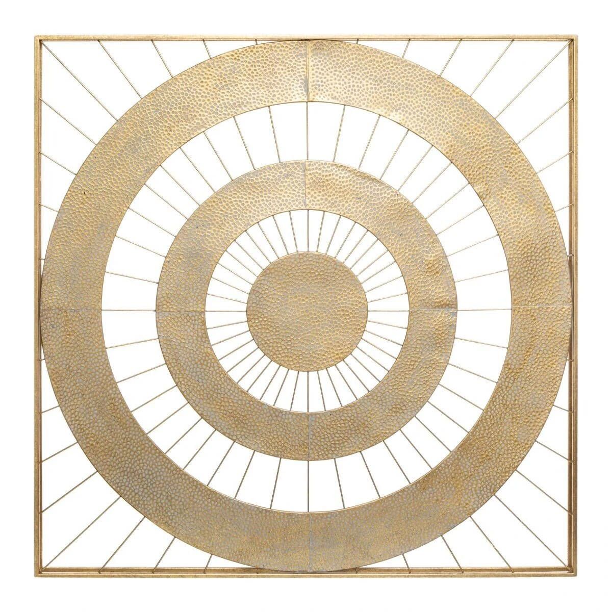 Atmosphera Kovová nástěnná dekorace LOUISE, 90 x 90 cm - EMAKO.CZ s.r.o.
