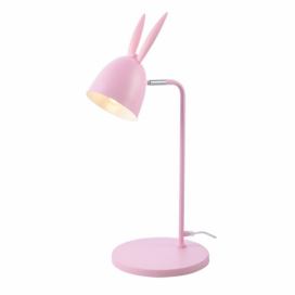 ACA DECOR Dětská lampička Bunny - Králíček, růžová barva