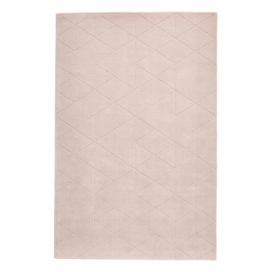 Růžový vlněný koberec Think Rugs Kasbah, 150 x 230 cm Bonami.cz