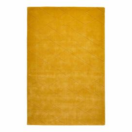 Hořčicově žlutý vlněný koberec Think Rugs Kasbah, 120 x 170 cm Bonami.cz