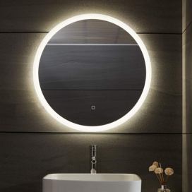   AQUAMARIN Koupelnové LED zrcadlo kulaté, 70 cm\r\n