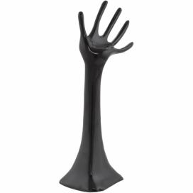 Černá dekorativní socha Kokoon Finger