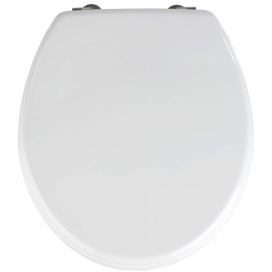 Bílé WC prkénko Allstar Corse, z lisovaného dřeva